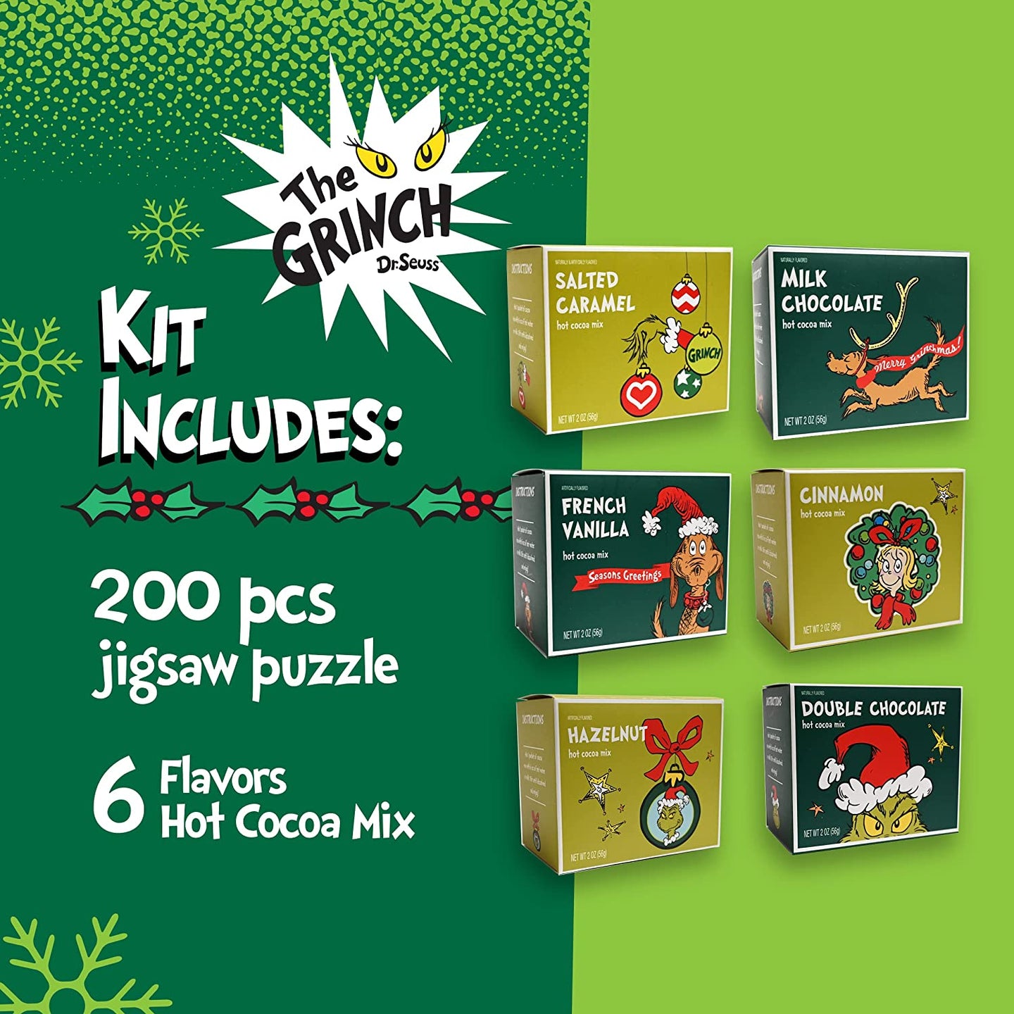 Grinch Puzzle & Cocoa Set